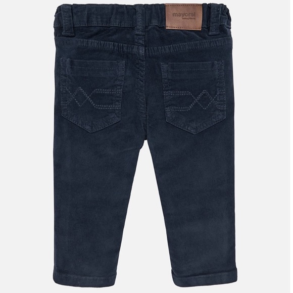 Navy Baby Boy Corduroy Pants by Mayoral - Picture 4 of 5